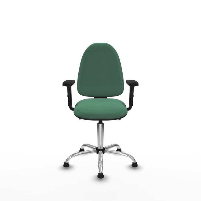 PIQUERAS Y CRESPO Silla de oficina Aýna Verde esmeralda con mecanismo Asincro