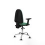 PIQUERAS Y CRESPO Silla de oficina Aýna Verde esmeralda con mecanismo Asincro