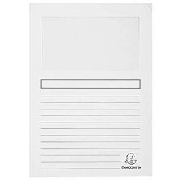 Exacompta Subcarpeta A4 Forever Con Ventana Blanco 120 gr -100U-