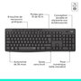 Logitech MK295 Silent Combo de Teclado AZERTY Francés y Ratón Inalámbrico Grafito