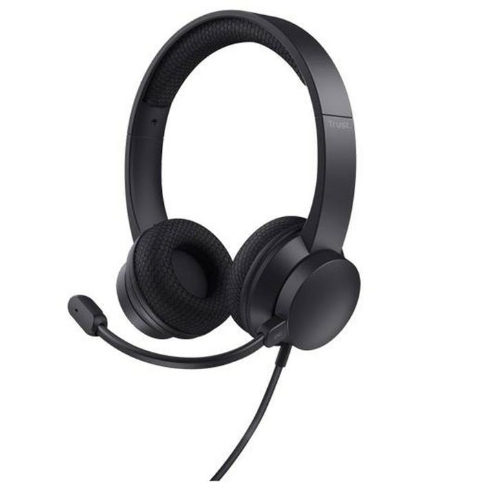 Trust HS-260 Auriculares USB con Micrófono con Cancelación de Ruido Negro Trust HS-260 Auriculares USB con Micrófono con Cancelación de Ruido Negro