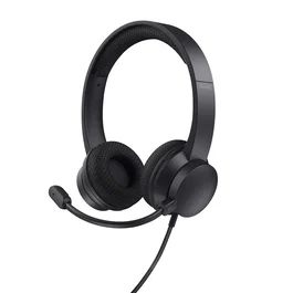 Trust HS-260 Auriculares USB con Micrófono con Cancelación de Ruido Negro