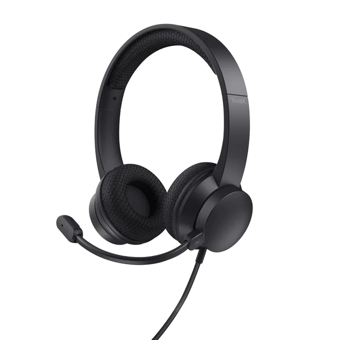 Trust HS-260 Auriculares USB con Micrófono con Cancelación de Ruido Negro Trust HS-260 Auriculares USB con Micrófono con Cancelación de Ruido Negro