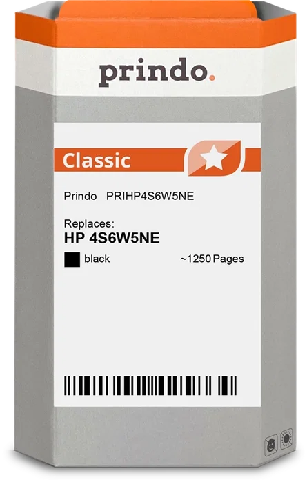 Prindo Cartucho de Tinta Negro Classic PRIHP4S6W5NE Prindo Cartucho de Tinta Negro Classic PRIHP4S6W5NE