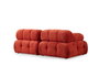 Atelier Del Sofa Sofá 2 Plazas Doblo L1-1R Rojo