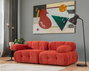 Atelier Del Sofa Sofá 2 Plazas Doblo L1-1R Rojo
