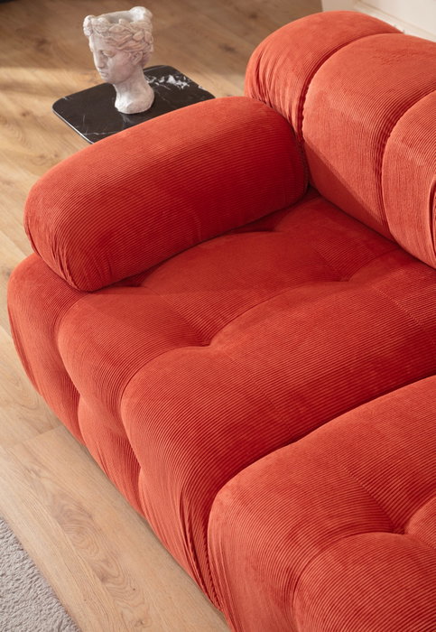 Atelier Del Sofa Sofá 2 Plazas Doblo L1-1R Rojo