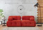 Atelier Del Sofa Sofá 2 Plazas Doblo L1-1R Rojo