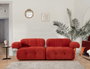 Atelier Del Sofa Sofá 2 Plazas Doblo L1-1R Rojo