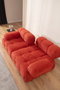 Atelier Del Sofa Sofá 2 Plazas Doblo L1-1R Rojo