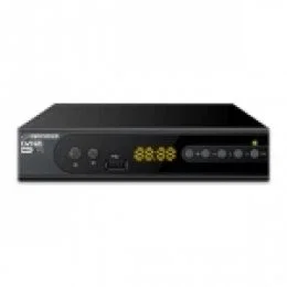 Esperanza EV106P Sintonizador Digital DVB-T2 HEVC/H.265 con PVR, Dolby Digital, para TV por Cable, Negro