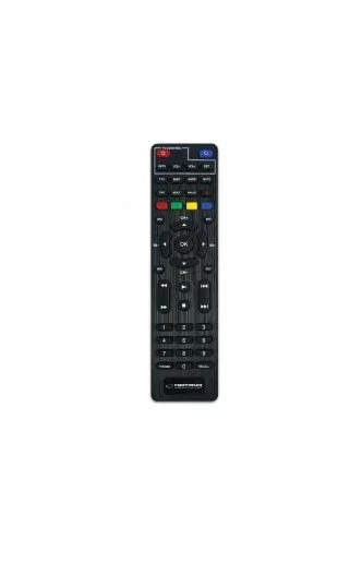 Esperanza EV106P Sintonizador Digital DVB-T2 HEVC/H.265 con PVR, Dolby Digital, para TV por Cable, Negro