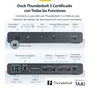 StarTech 206UE-TB5USB4DOCK Docking Station Thunderbolt 5 con 4 Pantallas y PD 140W