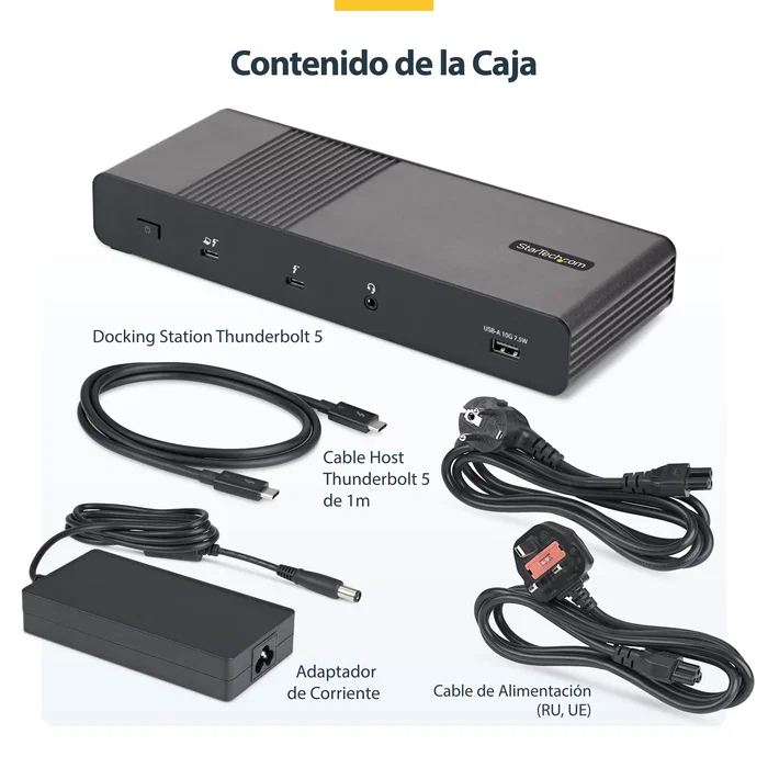 StarTech 206UE-TB5USB4DOCK Docking Station Thunderbolt 5 con 4 Pantallas y PD 140W StarTech 206UE-TB5USB4DOCK Docking Station Thunderbolt 5 con 4 Pantallas y PD 140W