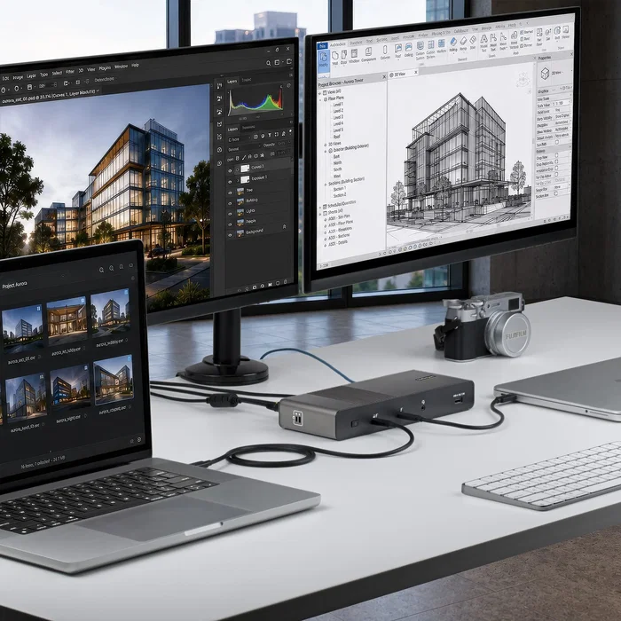 StarTech 206UE-TB5USB4DOCK Docking Station Thunderbolt 5 con 4 Pantallas y PD 140W StarTech 206UE-TB5USB4DOCK Docking Station Thunderbolt 5 con 4 Pantallas y PD 140W
