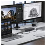 StarTech Thunderbolt 5 Universal Docking Station con 4 Monitores y 140W PD, Negro/Gris