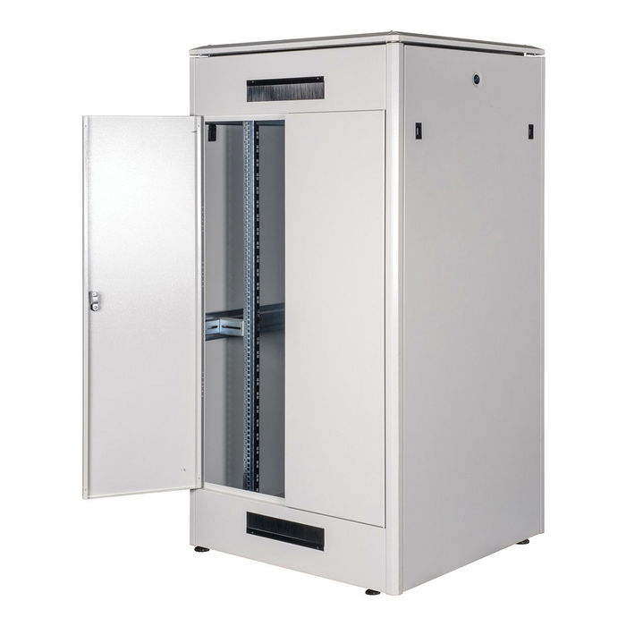 ROLINE Bastidor Rack de Red 19 Pulgadas (48.3 cm) 32U 800x800 mm Gris, Máx. 600 kg, Puerta de Vidrio, Patas Ajustables, IP20, Código 26.21.0058