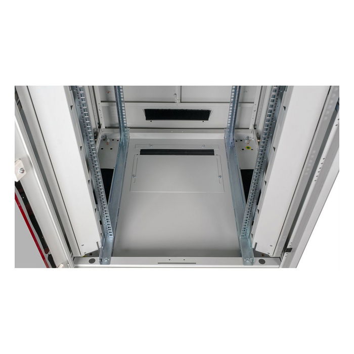 ROLINE Bastidor Rack de Red 19 Pulgadas (48.3 cm) 32U 800x800 mm Gris, Máx. 600 kg, Puerta de Vidrio, Patas Ajustables, IP20, Código 26.21.0058