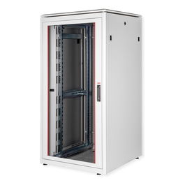 ROLINE Bastidor Rack de Red 19 Pulgadas (48.3 cm) 32U 800x800 mm Gris, Máx. 600 kg, Puerta de Vidrio, Patas Ajustables, IP20, Código 26.21.0058