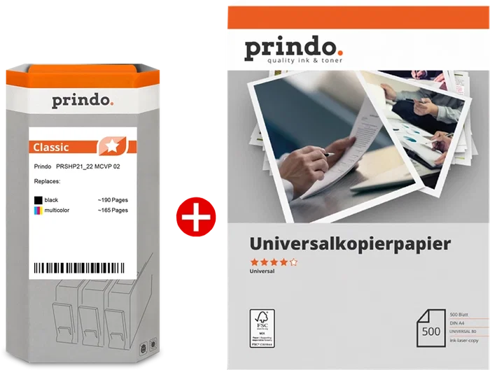Prindo Classic Value Pack negro, varios colores y blanco Prindo Classic Value Pack negro, varios colores y blanco