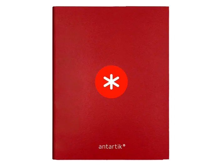 Antartik Carpeta A4 con 4 Anillas Redondas de 25 mm Forrada Color Frambuesa