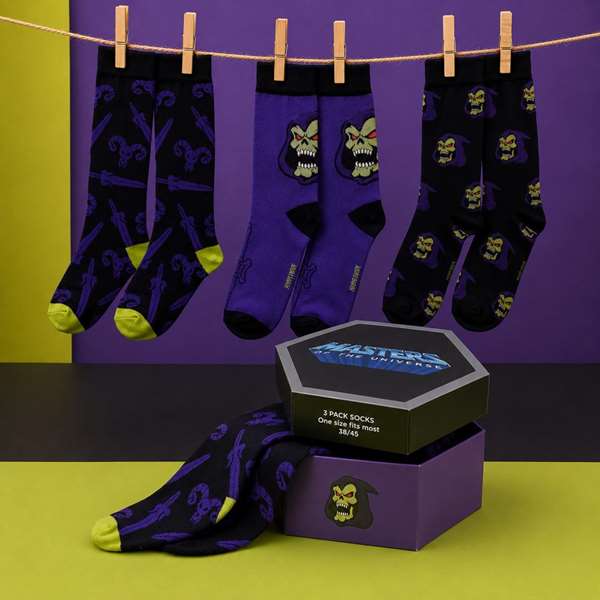 Cerdá Pack de 3 Calcetines Masters of the Universe Talla 38-45