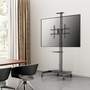 AISENS Soporte de Suelo ECO con Ruedas y Manivela para TV/Monitor 37-70 Pulgadas 50kg Negro