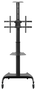 AISENS Soporte de Suelo ECO con Ruedas y Manivela para TV/Monitor 37-70 Pulgadas 50kg Negro