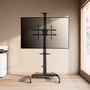 AISENS Soporte de Suelo ECO con Ruedas y Manivela para TV/Monitor 37-70 Pulgadas 50kg Negro