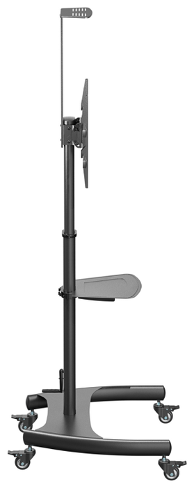 AISENS Soporte de Suelo ECO con Ruedas y Manivela para TV/Monitor 37-70 Pulgadas 50kg Negro