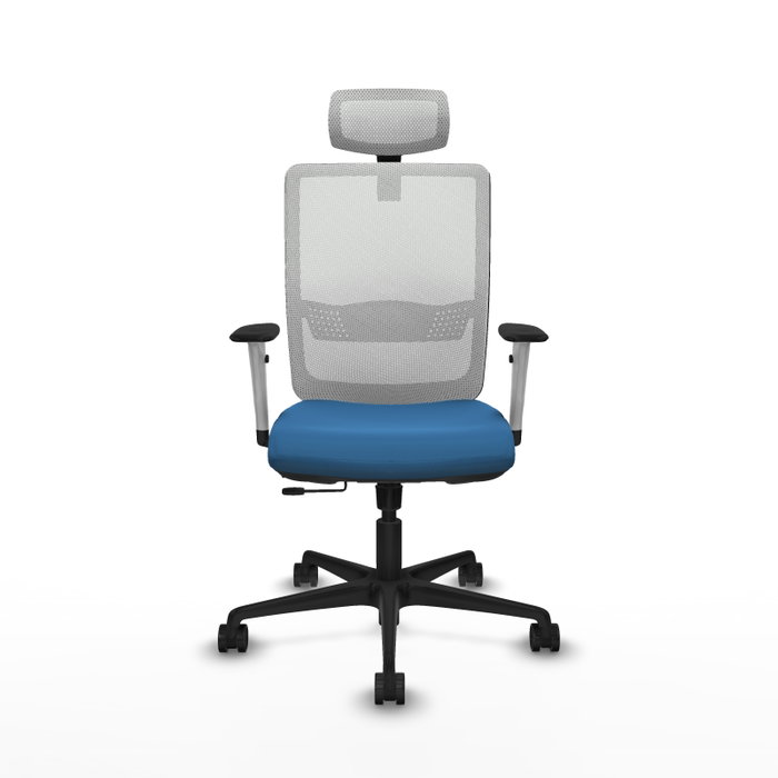 PIQUERAS Y CRESPO Silla de oficina Haches Azul claro y Blanco PIQUERAS Y CRESPO Silla de oficina Haches Azul claro y Blanco