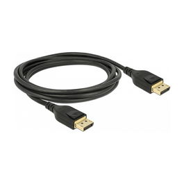 DeLOCK 85663 Cable DisplayPort 1.4 8K 60 Hz 5 m (7680x4320) Macho-Macho 32.4 Gbit/s Negro - Certificado DP 8K