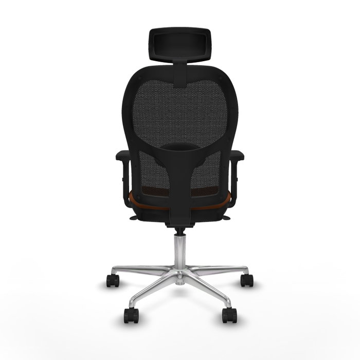 PIQUERAS Y CRESPO Silla de oficina Jorquera con mecanismo Sincro, Marrón y Negro PIQUERAS Y CRESPO Silla de oficina Jorquera con mecanismo Sincro, Marrón y Negro