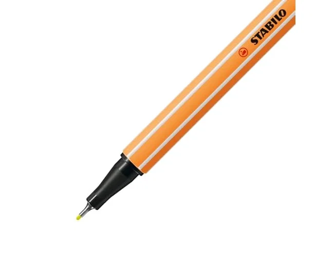 Stabilo Point 88 Estuche de 6 Rotuladores de Punta Fina Colores Neón 0,4 mm Stabilo Point 88 Estuche de 6 Rotuladores de Punta Fina Colores Neón 0,4 mm