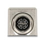 DeLOCK Adaptador M12 X Código 8 Pin Hembra a RJ45 Hembra Cat.6A STP Blindado 90 Grados, Negro Metálico