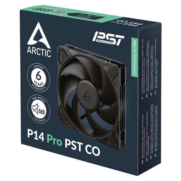 ARCTIC P14 Pro PST CO Ventilador 14cm Negro