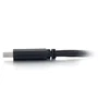 C2G Adaptador Cable USB-C a DisplayPort 4K 30Hz, 1.8m (6ft) Negro, Plug & Play, 80542