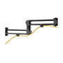 StarTech.com Brazo Doble Monitor Escritorio Abrazadera VESA 32" 8 kg Negro Aluminio Articulado