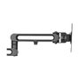 StarTech.com Brazo Doble Monitor Escritorio Abrazadera VESA 32" 8 kg Negro Aluminio Articulado