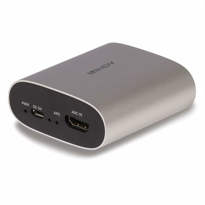 Lindy 38363 Extractor de audio HDMI ARC Plata