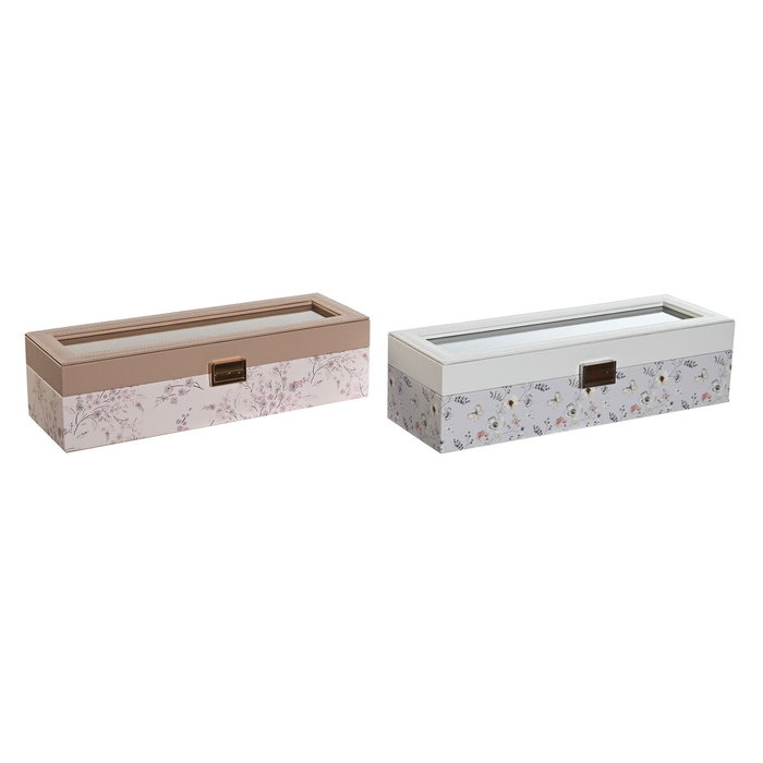 DKD Home Decor Relojero Tradicional Rosa Palo Azul 11 x 9 x 33 cm (2 Unidades) DKD Home Decor Relojero Tradicional Rosa Palo Azul 11 x 9 x 33 cm (2 Unidades)