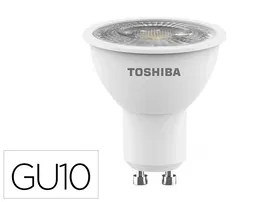 Toshiba Bombilla LED GU10 5.5W 3000K Luz Cálida
