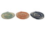 DKD Home Decor Salvamanteles de Fibra Coco Multicolor 35x35x1 cm (Pack de 3 surtidos) inevitable
