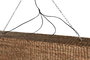 DKD Home Decor Lámpara Techo Item Home 26 x 33 x 138 cm Fibras Naturales Hecho a Mano