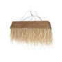 DKD Home Decor Lámpara de Techo de Fibras Naturales 138x26x33