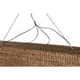 DKD Home Decor Lámpara de Techo de Fibras Naturales 138x26x33