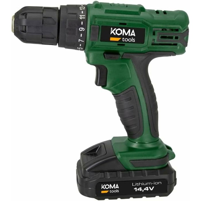 Koma Tools Kit taladro atornillador 14,4 v con batería 1500 mAh