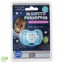 Tom et Zoe Chupete Fosforescente con Protector Higiénico Reversible de Silicona para Bebés de 6 a 18 Meses Libre de BPA
