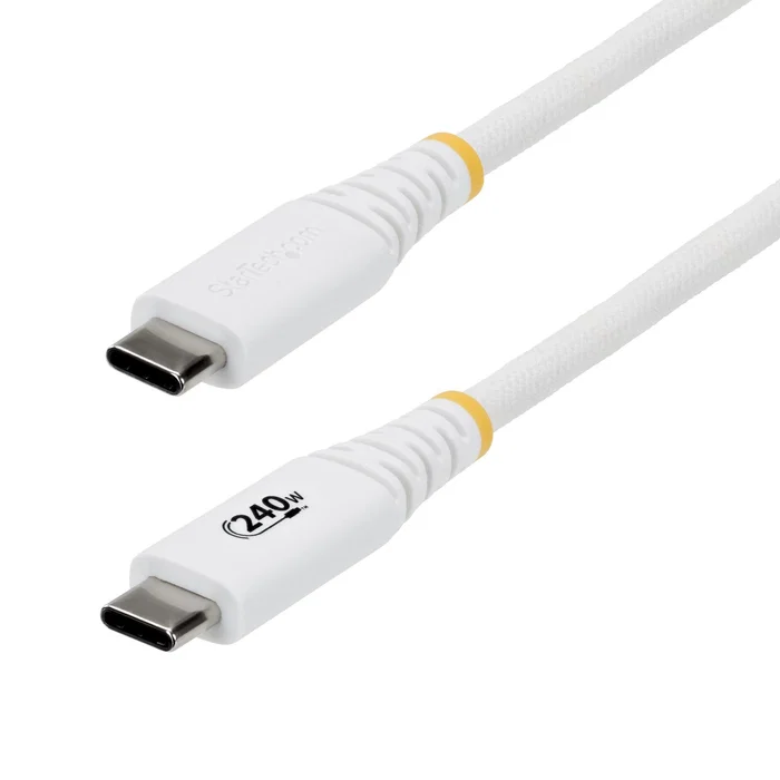 StarTech Cable de Carga USB-C 3 m PD 240W Blanco