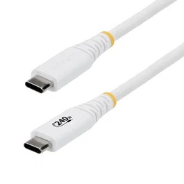 StarTech.com Cable USB-C a USB-C USB 2.0 de 3 m, Blanco